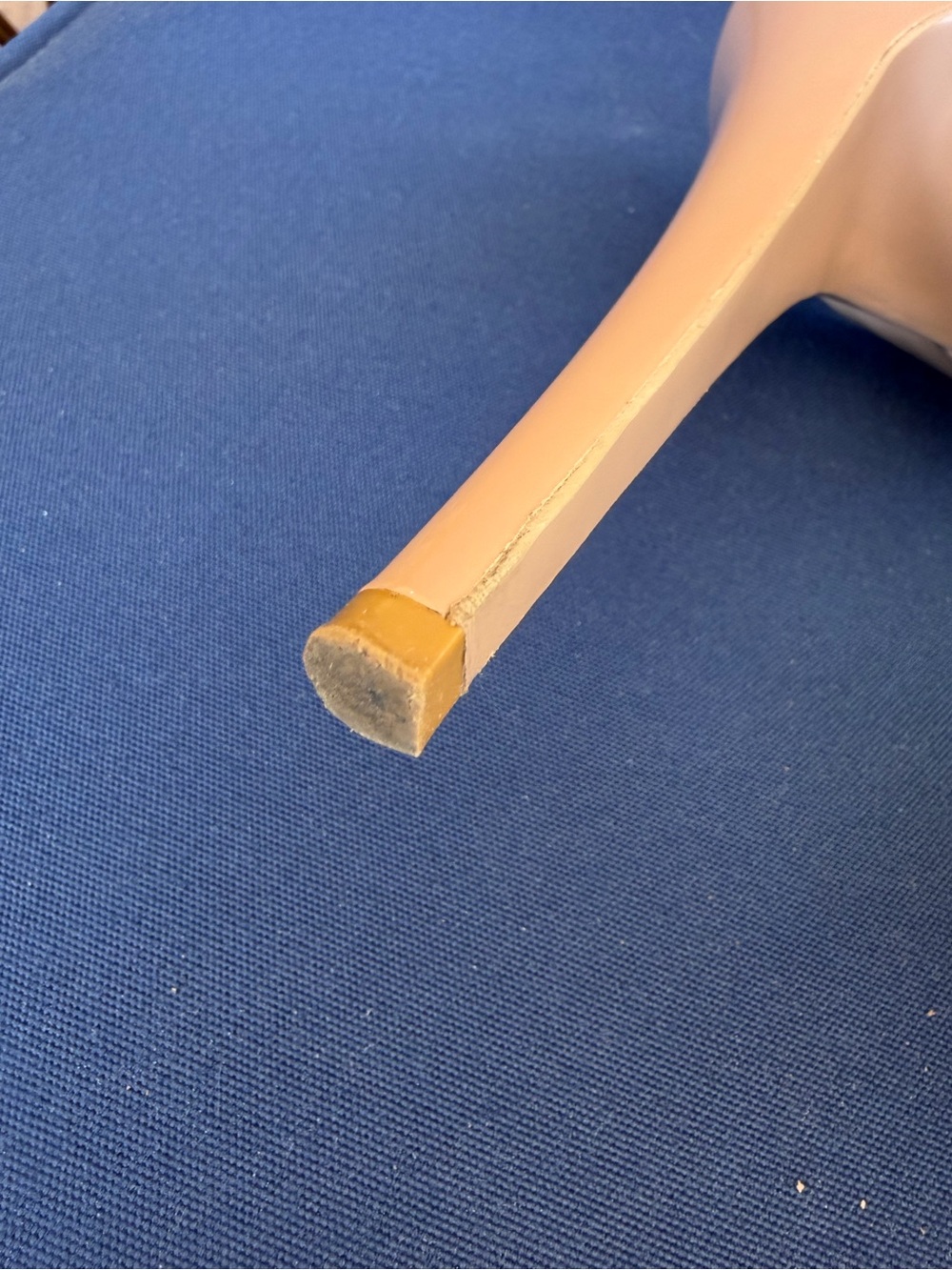 Saint Laurent Tribute 105 Nude Patent Leather Platform Sandal Heels YSL Size 41 - Picture 15 of 16